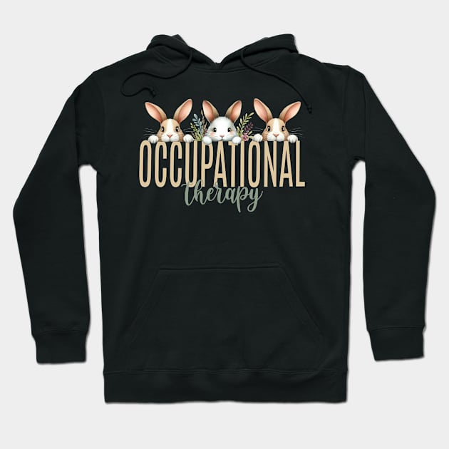 Cute Occupational Therapy Easter Bunnies Hoodie by Mind Your Tee